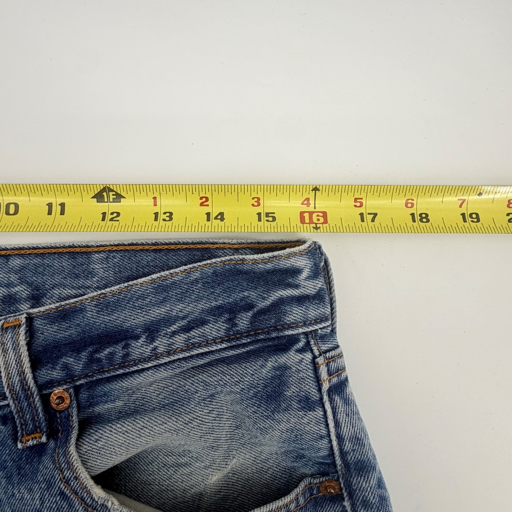 Vintage Levi's 501 XX Jeans 34x32 Button Fly Straight Leg Mens Made in Mexico 99 - Picture 7 of 8